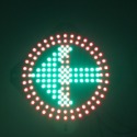 LED紅綠燈-紅光禁止-綠光箭頭-指示燈-地下室停車場-車道燈。電梯-LED雙色燈板- 尺寸12.3公分 電壓12V-規格圖5