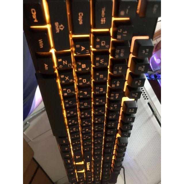 [台灣現貨]蝰蛇KM320有線鍵盤 注音倉頡 機械式手感 懸浮鍵盤 LED背光 發光鍵盤 電競鍵盤 遊戲鍵盤 文書鍵盤-細節圖7