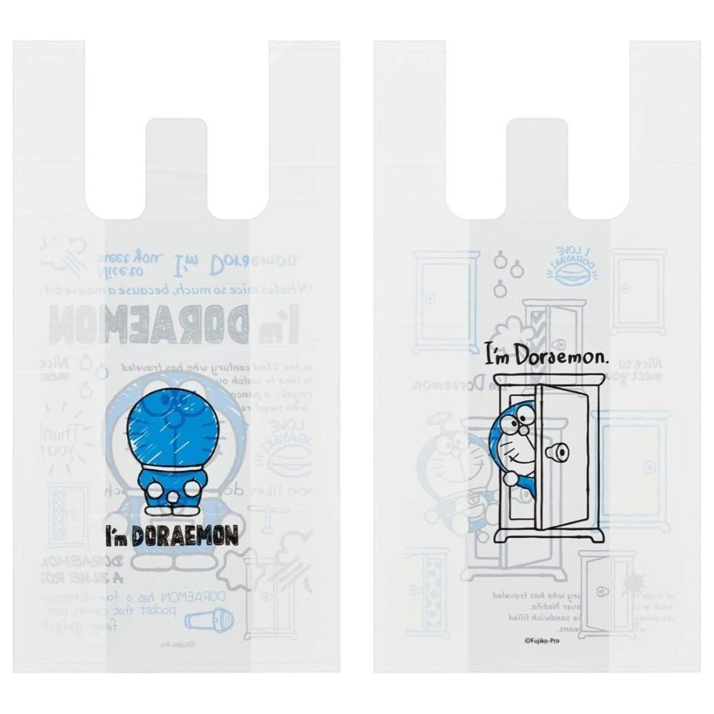 免運 現貨 日本進口 (特價)哆啦A夢 Doraemon 塑膠手提袋(RGBH2/M/10枚入) 賣場多款任選-細節圖3