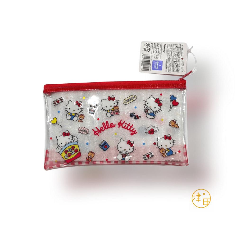 免運 日本進口 凱蒂貓 Hello Kitty 小物拉鍊收納包 賣場多款任選-細節圖2