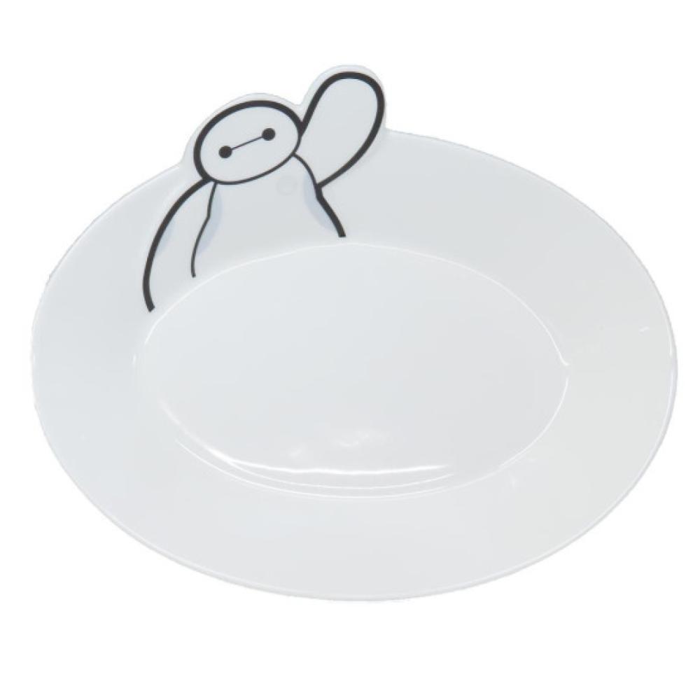 免運 日本進口 大英雄天團 杯麵 Baymax 陶瓷盤(24X18.3X5.5CM) 賣場多款任選-細節圖3