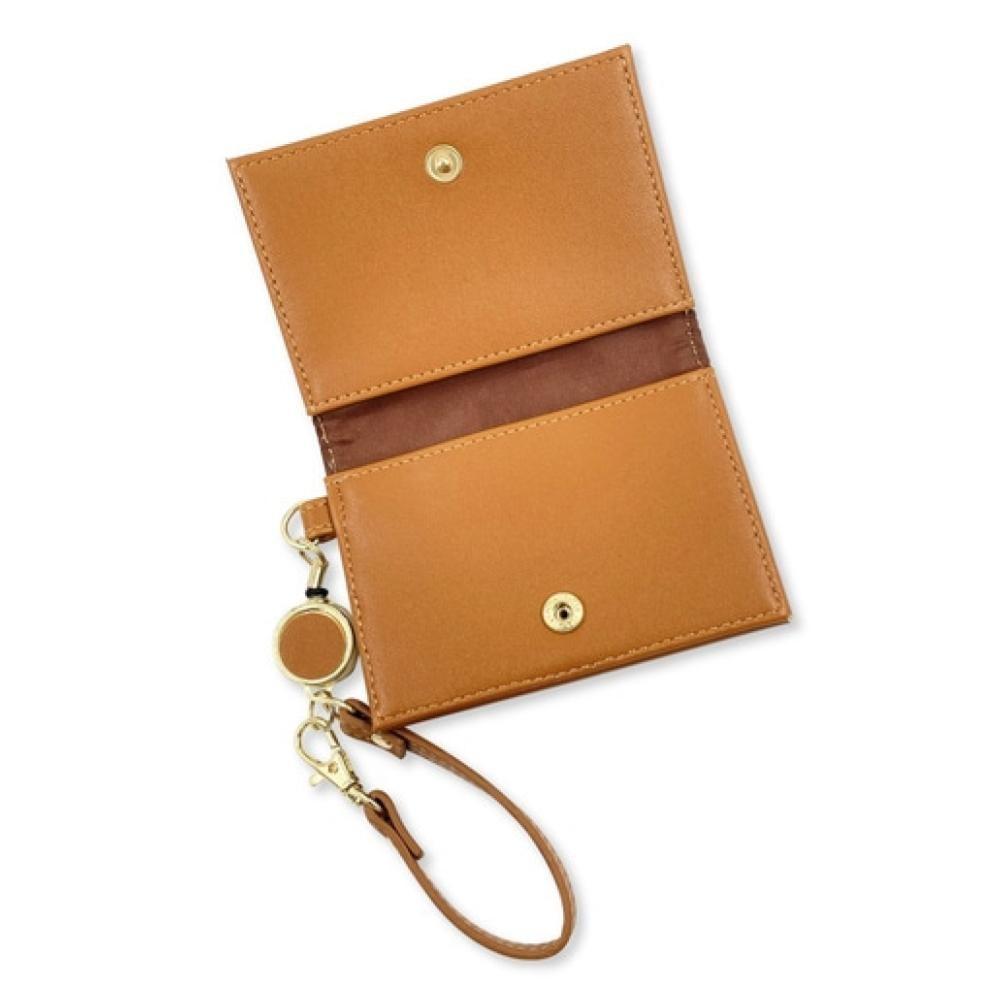 免運 日本進口 神奇寶貝 精靈寶可夢 Pokemon 皮卡丘 伸縮票卡夾(米白&咖) 賣場多款任選-細節圖3