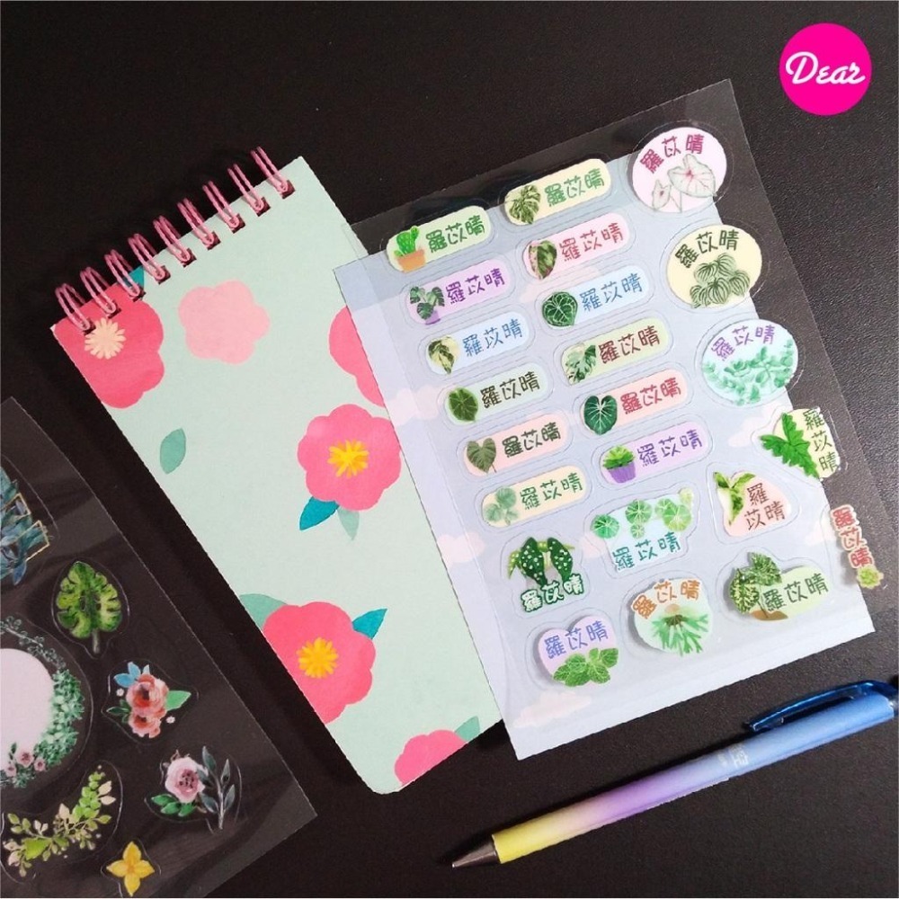 〔少量客製〕手壓轉印 感壓轉印 商品貼牌 鏤空貼 防水 姓名貼 LOGO貼 UV水晶貼 圖鑑型 半斷自帶刀模 免手剪-細節圖4