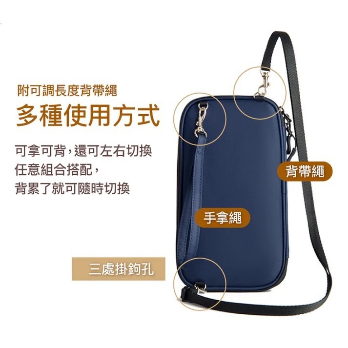 【POLYWELL】 護照信用卡旅行收納包 RFID防護層 旅行收納袋 一包搞定 適合出差 外出旅遊【蘑菇生活家電】-細節圖9