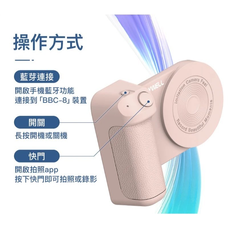 【POLYWELL】磁吸式藍牙相機手把 Magsafe 類相機握把 獨立拍照按鍵 TYPE-C 充電【蘑菇生活家電】-細節圖8