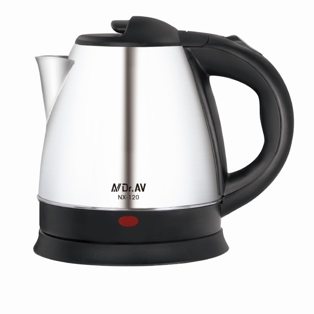 【聖岡科技】NX-120 1.2L 五星級 不鏽鋼快煮壺 電茶壺 旅店 飯店 民宿 辦公室 304食用級不鏽鋼內膽-細節圖2