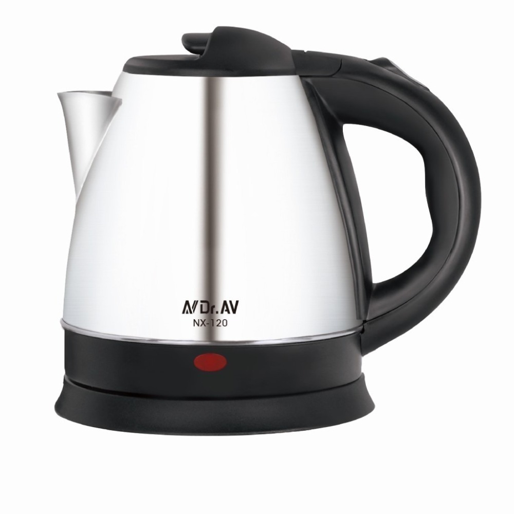 【聖岡科技】NX-120 1.2L 五星級 不鏽鋼快煮壺 電茶壺 旅店 飯店 民宿 辦公室 304食用級不鏽鋼內膽-細節圖2
