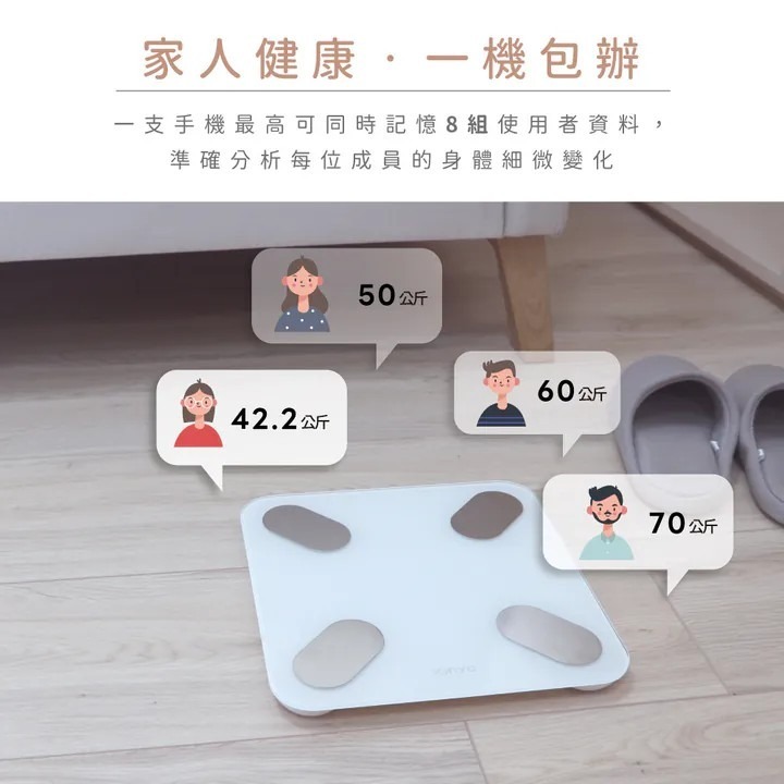 【KINYO】智能藍牙 體重計 MS-2862 體脂計 體重機 LED顯示螢幕 4號電池 智能體重計【蘑菇生活家電】-細節圖5
