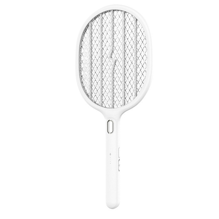 【安寶 anbao】充電蚊拍AB-9980 【內附18650電池1顆】捕蚊拍 電量顯示型 有LED 三層防護網-細節圖2