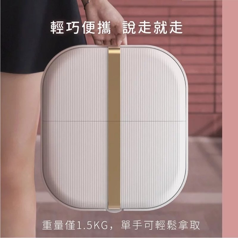 【KINYO】氣泡按摩 摺疊式 足浴機 IFM-7001 可壁掛 PTC陶瓷循環加熱 紅光恆溫 泡腳機 泡腳桶 按摩滾輪-細節圖11