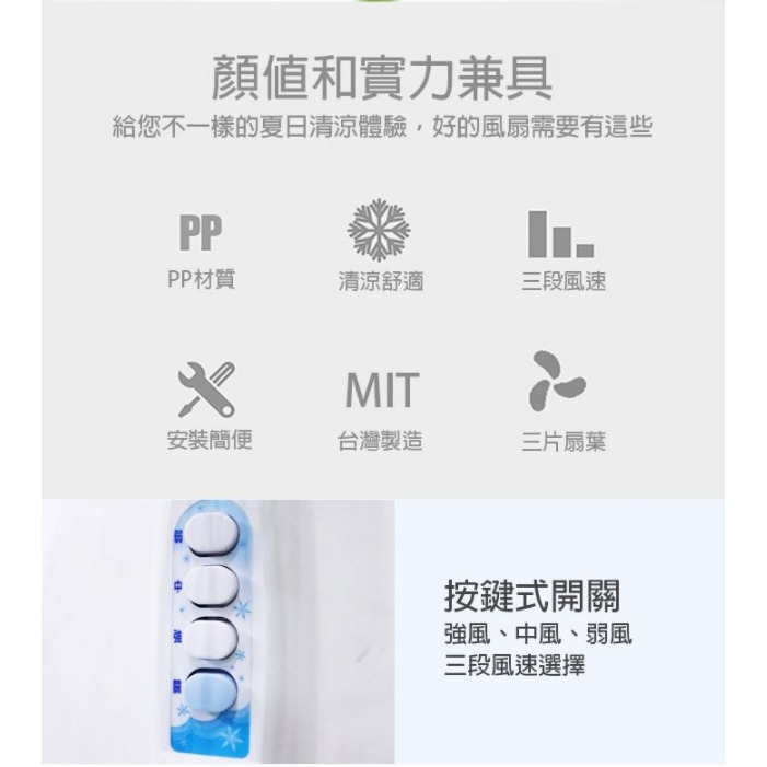 【永用牌】安靜型16吋固定式立扇 電風扇 涼風扇 FC-1618 MIT台灣製造 台製銅軸承純銅線【蘑菇生活家電】-細節圖4