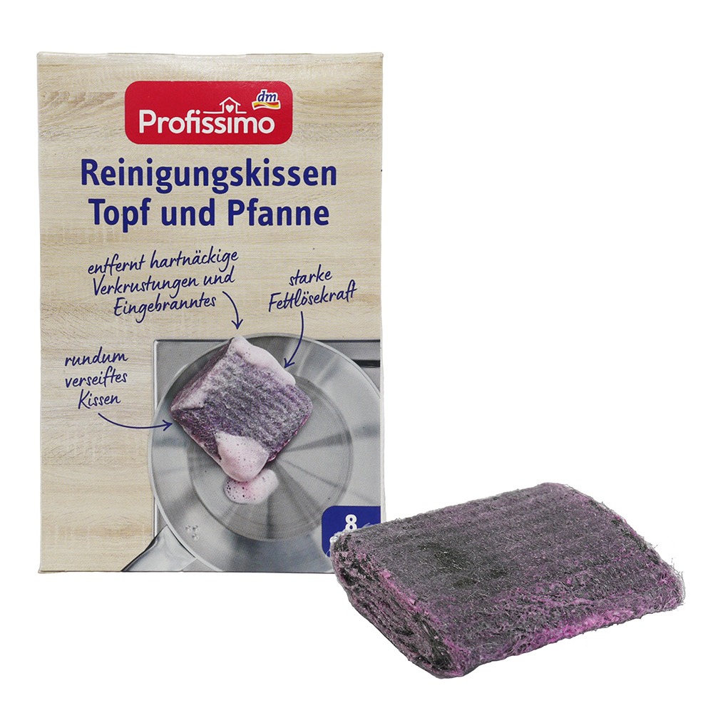 德國熱銷鋼絲皂 Profissimo 天然植物不鏽鋼羊毛皂刷 奈米去污神器 多功能鋼絲皂刷 菜瓜布 【蘑菇生活家電】-細節圖6