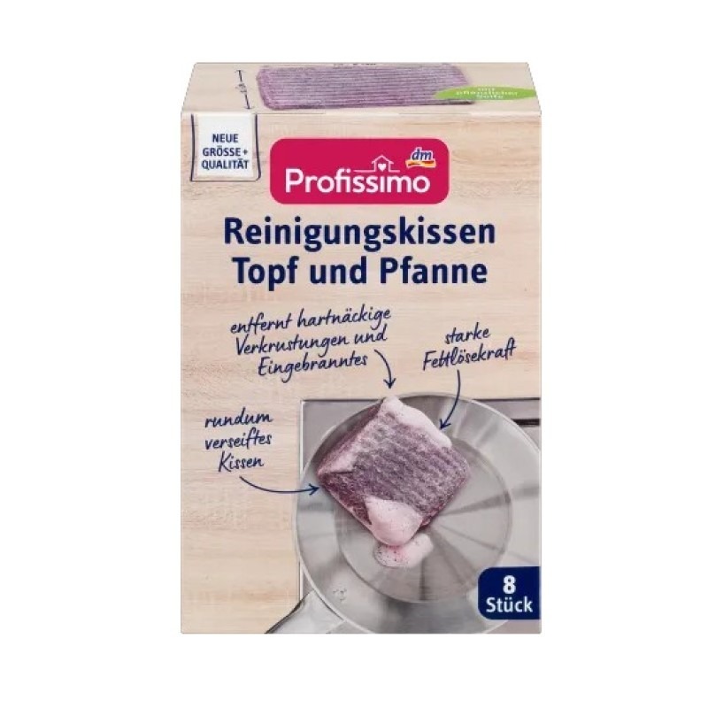 德國熱銷鋼絲皂 Profissimo 天然植物不鏽鋼羊毛皂刷 奈米去污神器 多功能鋼絲皂刷 菜瓜布 【蘑菇生活家電】-細節圖7