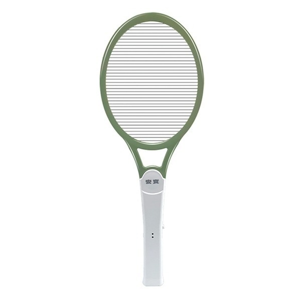 【 anbao 安寶】充電式 單層捕蚊拍 AB-9917 18650鋰電池 莫蘭迪綠 充電式捕蚊拍 蒼蠅拍 捕捉神器-細節圖6