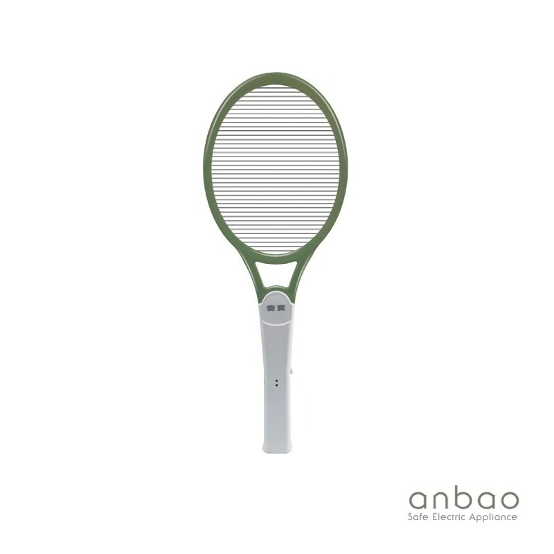 【 anbao 安寶】充電式 單層捕蚊拍 AB-9917 18650鋰電池 莫蘭迪綠 充電式捕蚊拍 蒼蠅拍 捕捉神器-細節圖7