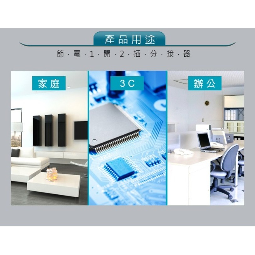 【聖岡】TNT-827S 節電1開2插分接器 集中控管開關 安全斷電 插頭 開關節能控制 可當 轉接頭【蘑菇生活家電】-細節圖7