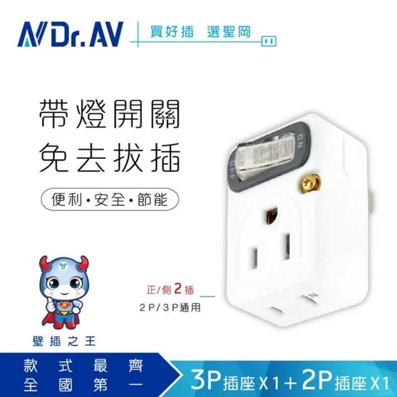 【聖岡】TNT-827S 節電1開2插分接器 集中控管開關 安全斷電 插頭 開關節能控制 可當 轉接頭【蘑菇生活家電】-規格圖10