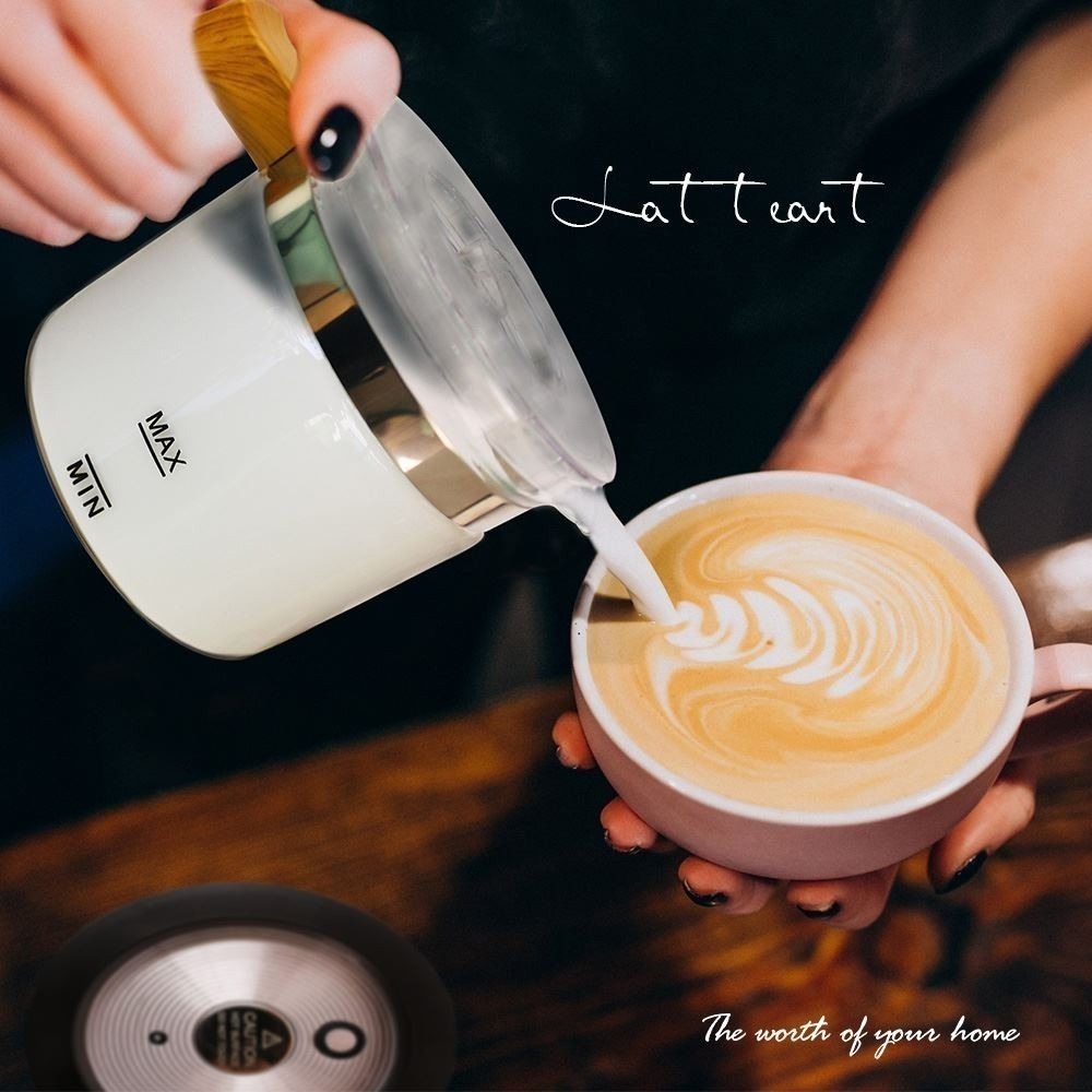 【義大利珈樂堤】全自動冷熱奶泡機 黑 白 GL-9121  通過BSMI認證【蘑菇生活家電】-細節圖5