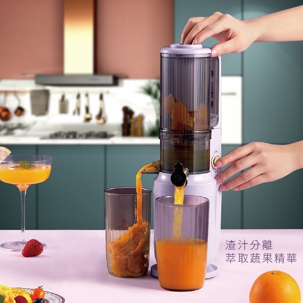 【Giaretti】全新福利品 慢磨蔬果榨汁機 破壁機 GT-SJ108 研磨機 電動果汁機 攪拌機  慢磨機 蔬果機-細節圖3