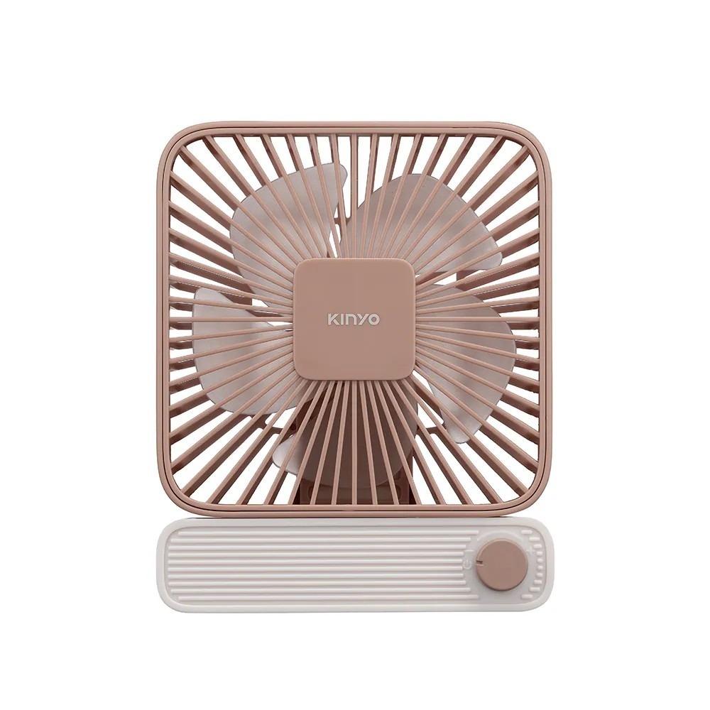 【KINYO】5.1吋復古靜音電風扇 UF-2652 桌立充電風扇 桌立風扇 小風扇 辦公桌扇 小型電扇【蘑菇生活家電】-細節圖9