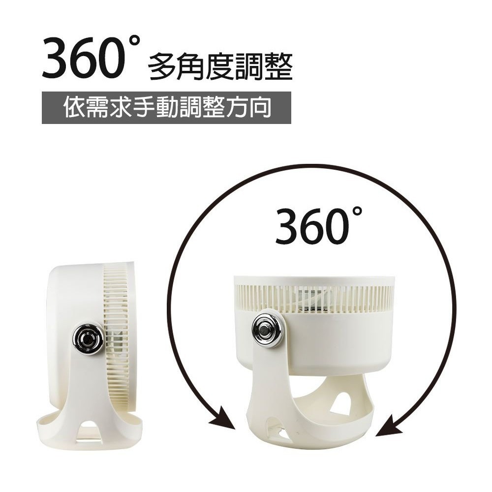 【勳風】7吋 DC循環桌扇 HFB-S0906 8吋 遙控風扇 桌扇 遙控 USB電風扇 DC電扇【蘑菇生活家電】-細節圖6