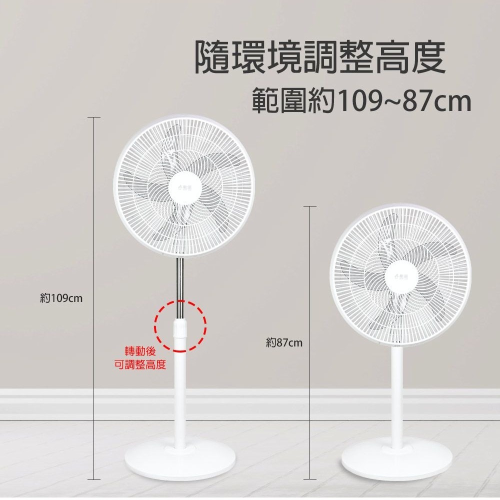 【勳風】16吋循環桌立扇 HFB-K1162 靜音省電 立扇推薦 家用大風量 循環扇 桌立扇 三段風速【蘑菇生活家電】-細節圖4