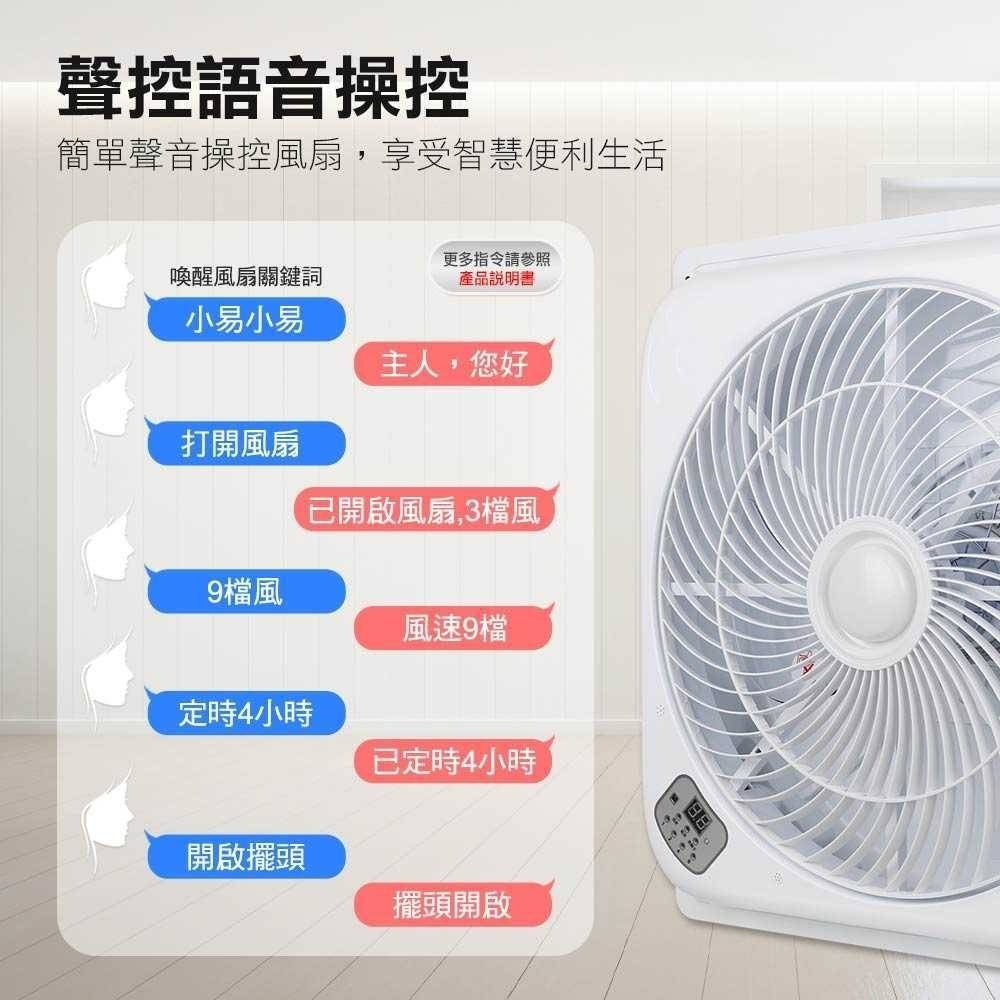 【勳風】18吋第二代DC智能循環語 音吸頂扇 HFB-K7899 遙控 語音 9段風速 定時 DC 變頻【蘑菇生活家電】-細節圖4