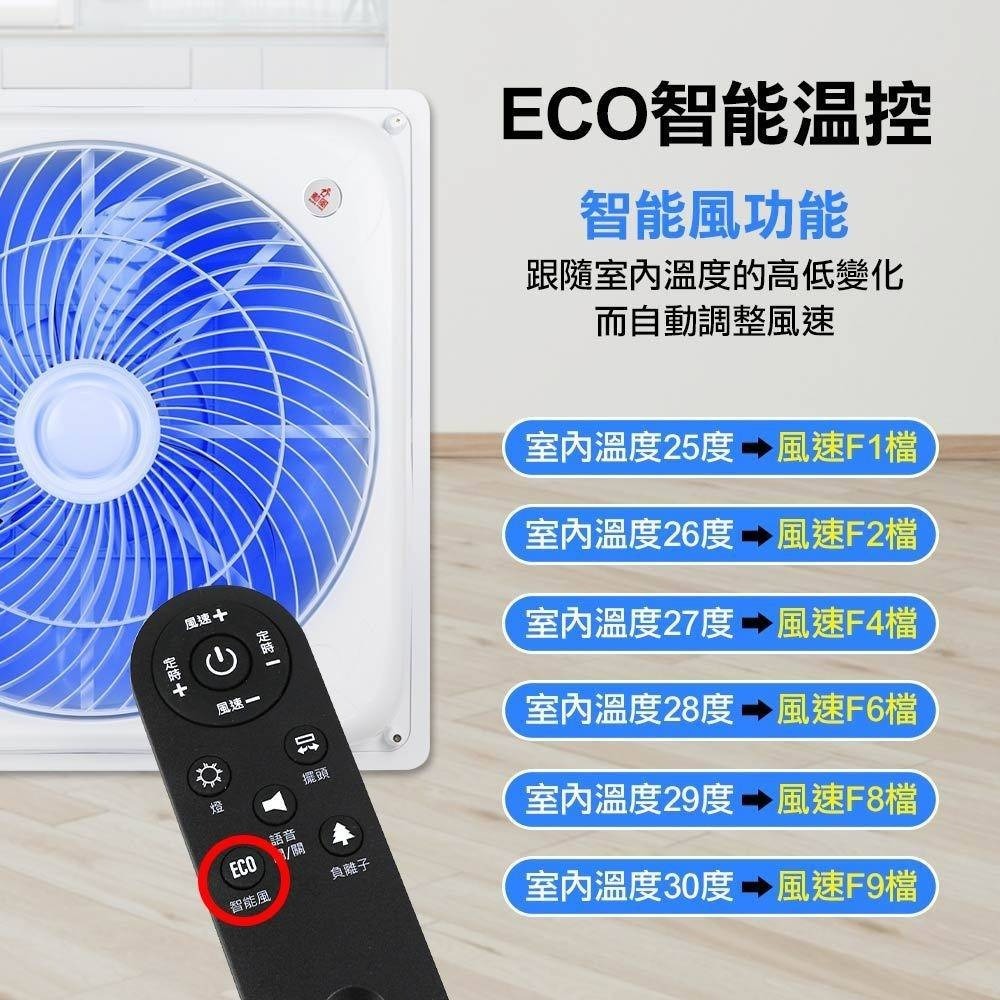 【勳風】18吋第二代DC智能循環語 音吸頂扇 HFB-K7899 遙控 語音 9段風速 定時 DC 變頻【蘑菇生活家電】-細節圖5