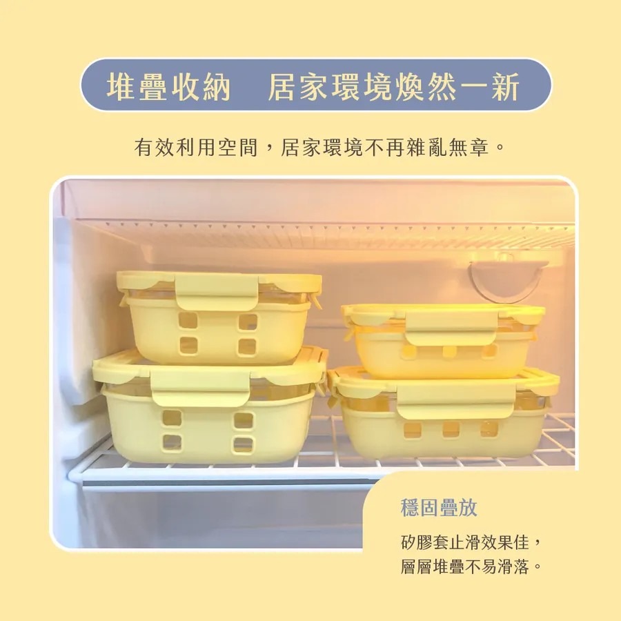 【KINYO】淨透全玻璃耐熱保鮮盒 370ML 640ML 1050ML 1520ML 微波 烤箱 電鍋【蘑菇生活家電】-細節圖11