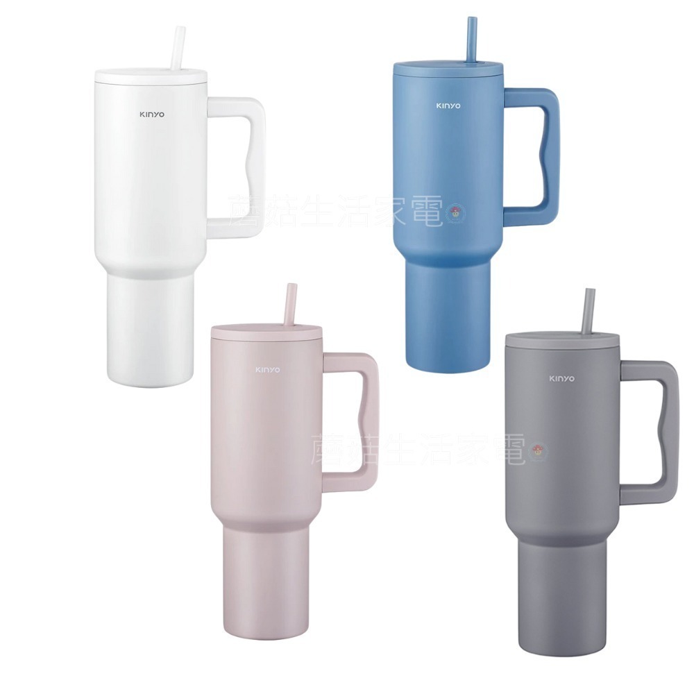 【KINYO】不鏽鋼大容量保溫杯1.2L KIM-3025 辦公必備 車用杯架 24H保冷6H保溫冰壩杯 蘑菇生活家電-細節圖2
