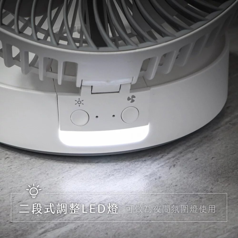 【KINYO】摺疊桌掛三用扇  UF-8625-細節圖8