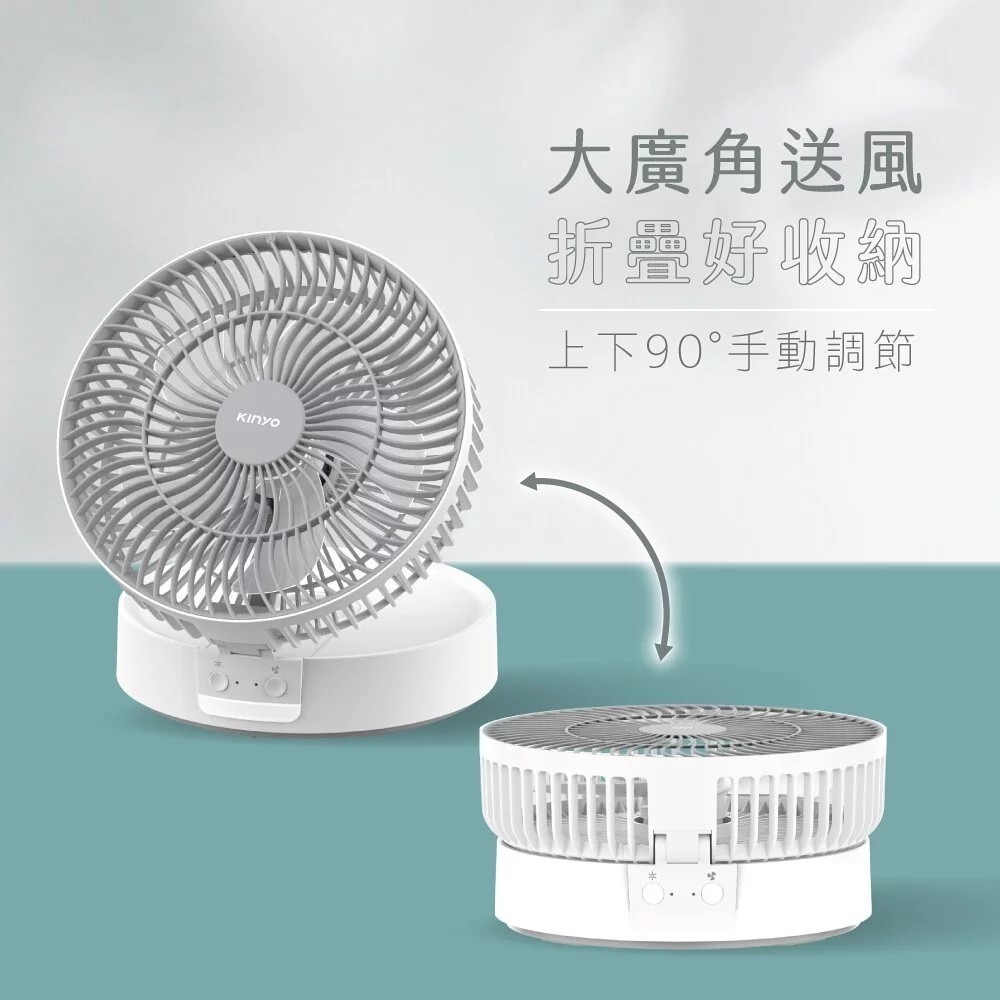 【KINYO】摺疊桌掛三用扇  UF-8625-細節圖4