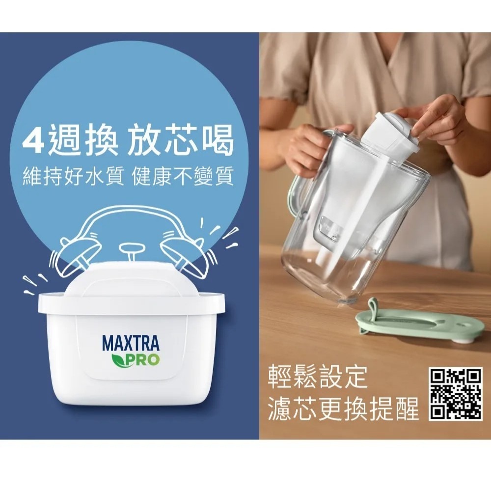 【德國BRITA】桌上型濾水箱 8.2L  FLOW 濾水箱附Pro濾芯 組合賣場 露營 去水垢  原裝【蘑菇生活家】-細節圖6