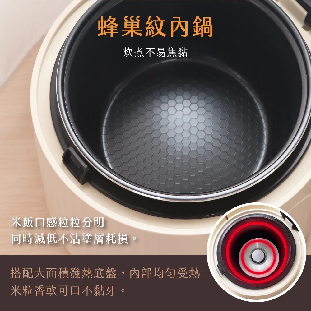 【KINYO】全新登場｜三人份電子鍋 REP-03｜小家庭&租屋族必備電鍋神器！【蘑菇生活家電】-細節圖4