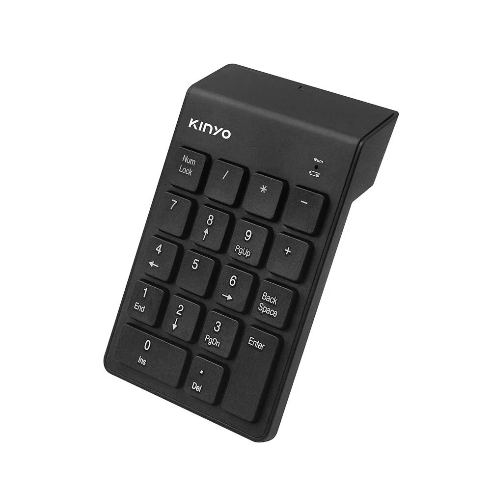 【KINYO】KBX-05 無線數字鍵盤 2.4GHz｜巧克力鍵帽｜Num Lock燈｜免驅動｜適用Windows-細節圖2
