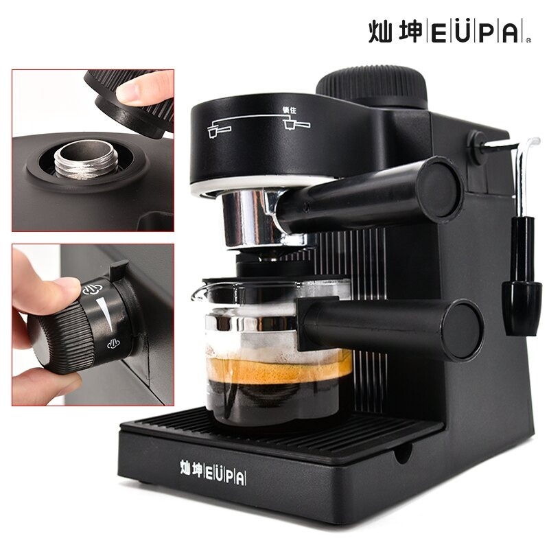 【優柏 EUPA】 濃縮 卡布奇諾 高壓蒸氣式 咖啡機 TSK-183 5BAR 奶泡 拿鐵 濃縮咖啡 義式咖啡-細節圖2