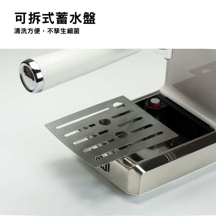 【EUPA優柏】TSK-1820R3B 半自動義式濃縮咖啡機 15bar高壓萃取 濃縮/拿鐵/卡布【蘑菇生活家電】-細節圖4