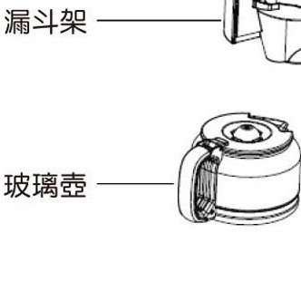 【東元】 全自動研磨咖啡機 專用咖啡壺 玻璃壺 美式咖啡壺10- 12人份【蘑菇生活家電】-細節圖3