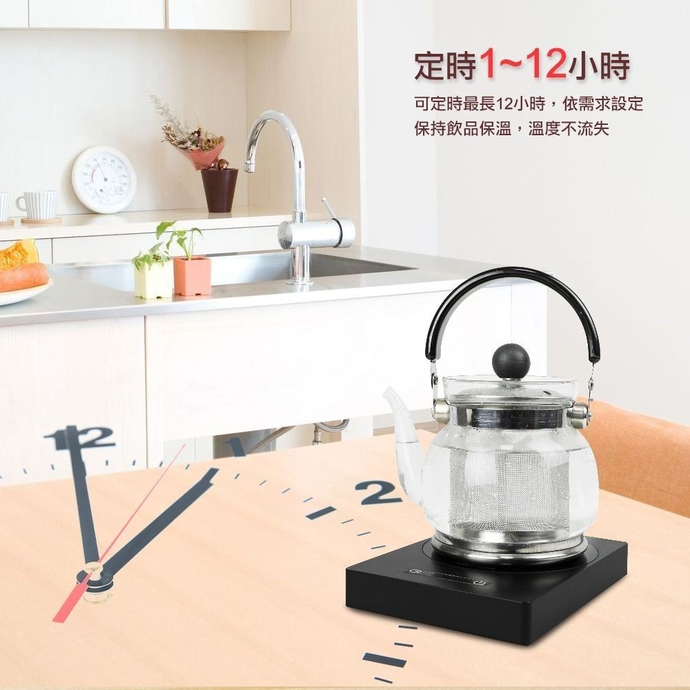 【勳風】微電腦觸控保溫盤 HFJ-K2002 加熱盤 熱奶盤 3檔恆溫 可定時 鋼杯 玻璃杯 馬克杯【蘑菇生活家電】-細節圖4