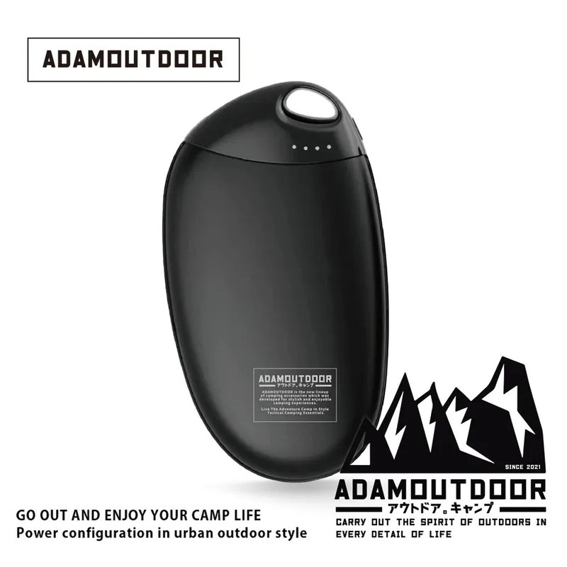 【ADAMOUTDOOR】USB充電式掌心暖爐 雙面加熱 四段溫控 暖手寶 暖蛋 交換禮物 登山 露營【蘑菇生活家電】-規格圖9