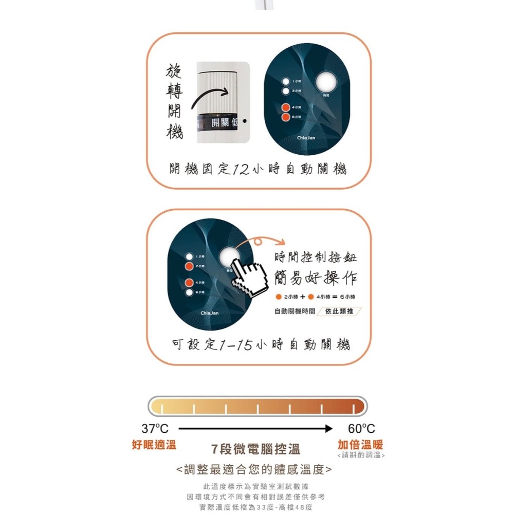【韓國甲珍】恆溫定時石墨烯電熱毯1~15小時定時 NH-3500 變頻恆溫電毯 電熱毯 露營 冬季 寒流【蘑菇生活家電】-細節圖4