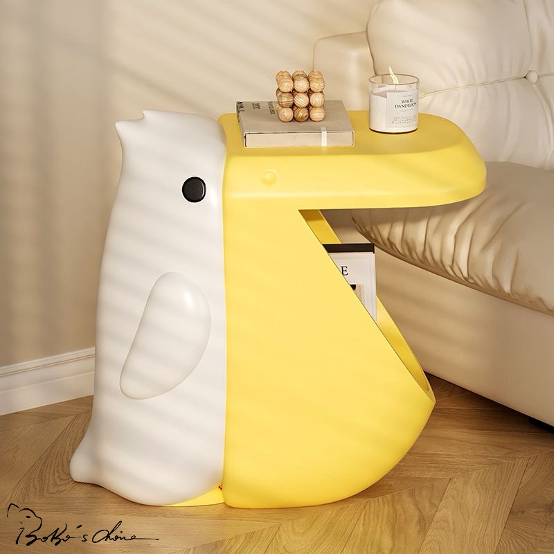 [Bobo’s C 🐱] 鵜鶘大嘴桌凳 鵜鶘 可愛 桌凳  床頭櫃 居家 桌子 客廳 質感 簡約 實用 美觀-細節圖2