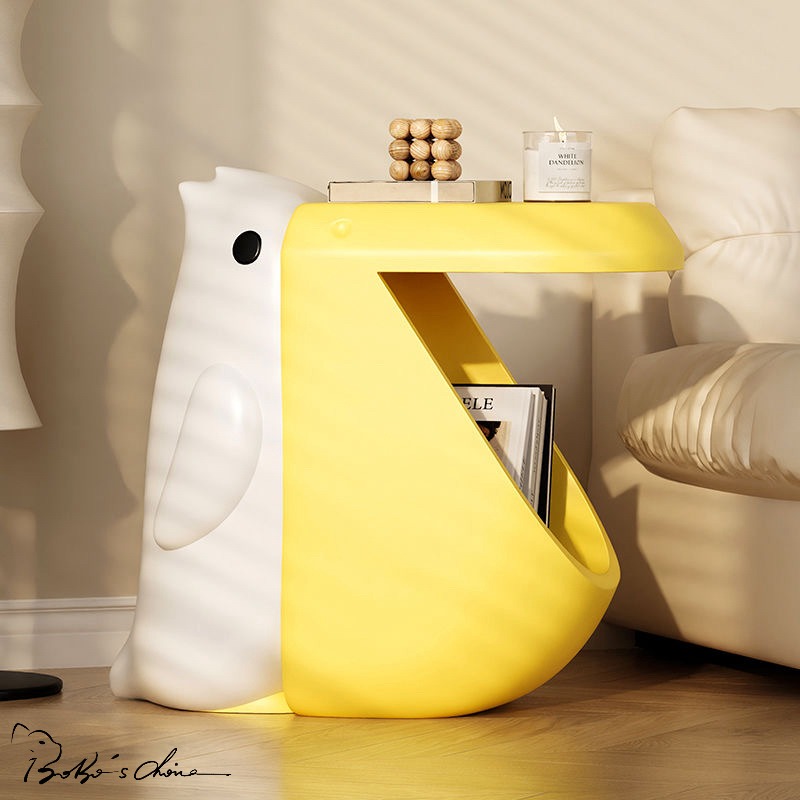 [Bobo’s C 🐱] 鵜鶘大嘴桌凳 鵜鶘 可愛 桌凳  床頭櫃 居家 桌子 客廳 質感 簡約 實用 美觀-細節圖3