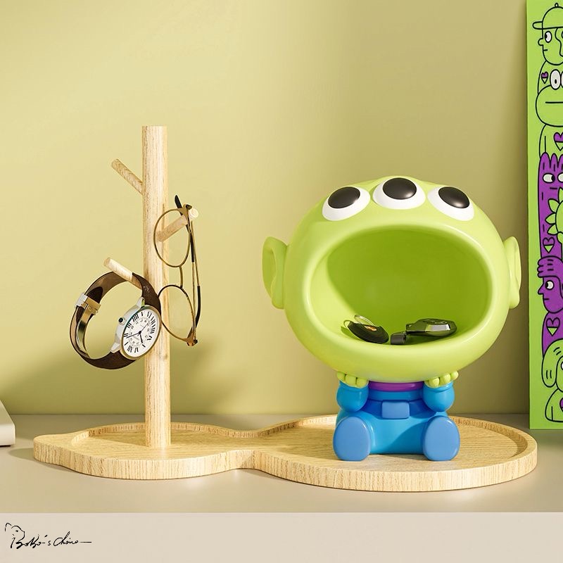 [Bobo’s C 🐱]三眼怪桌面收納 玩具總動員 三眼怪 迪士尼 巴斯光年 居家 客廳 收納 可愛 小物-細節圖3