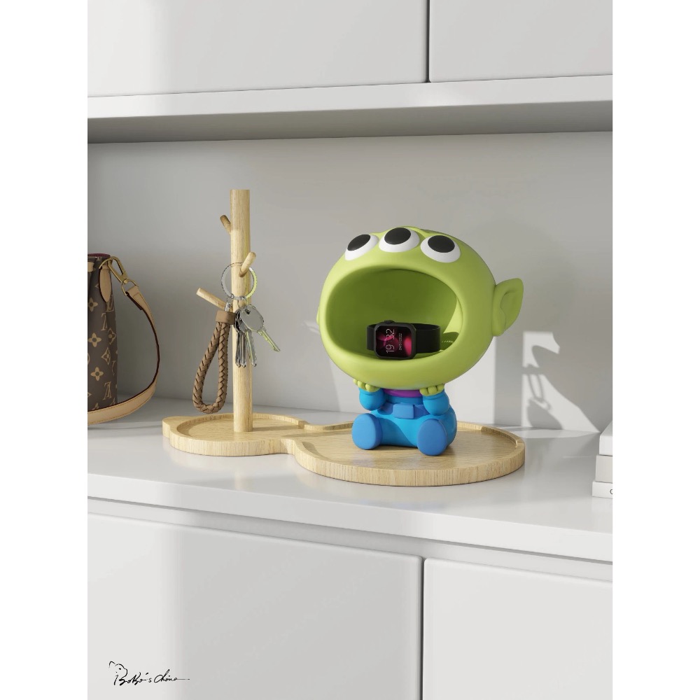 [Bobo’s C 🐱]三眼怪桌面收納 玩具總動員 三眼怪 迪士尼 巴斯光年 居家 客廳 收納 可愛 小物-細節圖4
