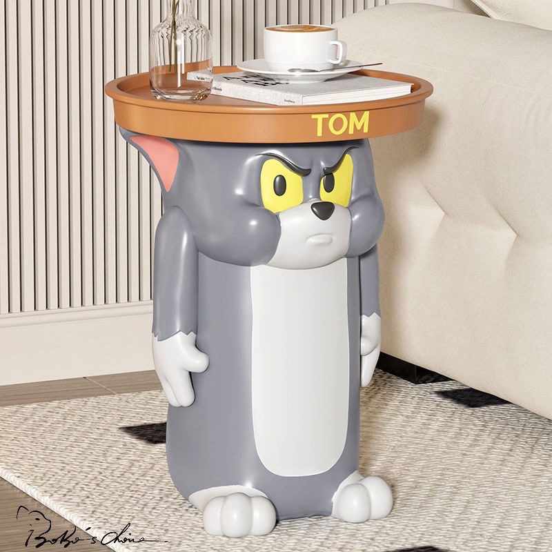 [Bobo’s C 🐱] 湯姆貓沙發邊桌 邊几 茶几 客廳 湯姆貓 傑利鼠 TOM 週邊 可愛 搞怪 趣味 裝飾 桌子-細節圖2