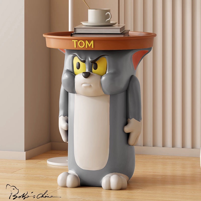 [Bobo’s C 🐱] 湯姆貓沙發邊桌 邊几 茶几 客廳 湯姆貓 傑利鼠 TOM 週邊 可愛 搞怪 趣味 裝飾 桌子-細節圖3