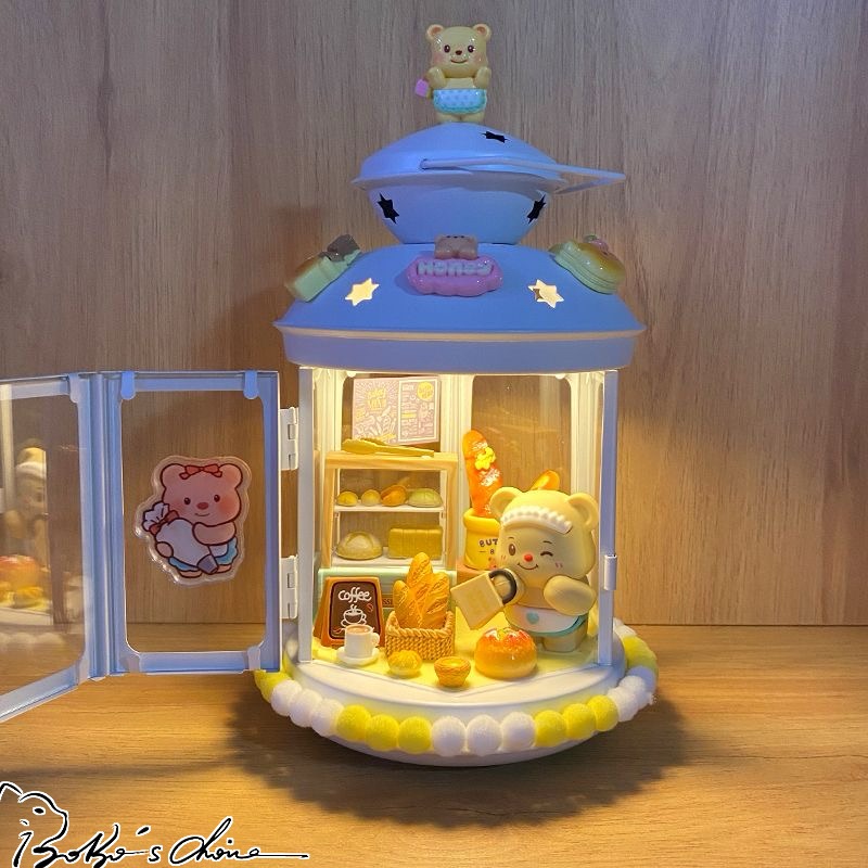 【𝑩𝒐𝑩𝒐’𝒔 𝑪 🐱】 黃油小熊USB充電小夜燈 小夜燈 黃油小熊 裝飾 送禮 生日禮物 可愛 紀念日-細節圖4