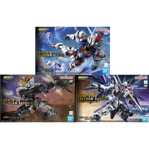 MGSD 鋼彈W 飛翼鋼彈零式EW + 水星的魔女 風靈鋼彈 + 鐵血孤兒 獵魔鋼彈 + SEED 自由鋼彈 四盒合售-細節圖2