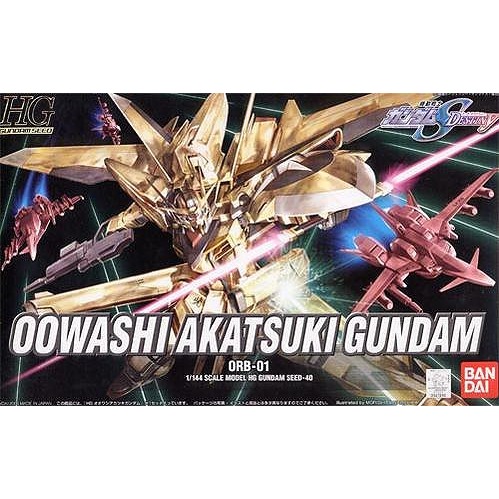 HG 1/144 SEED DESTINY 38 曉鋼彈 不知火型 + 40 曉鋼彈 大鷲型 兩盒合售-細節圖2